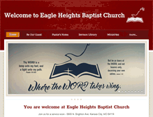 Tablet Screenshot of eagleheights.org
